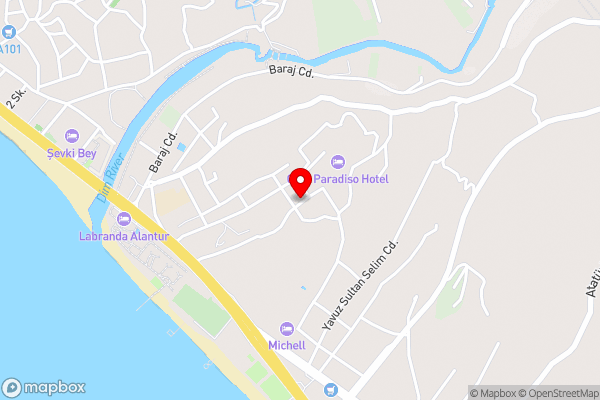 Alanya Villa Luxury, 6 Bedroom, 3 Bathroom - Hotel Location Map
