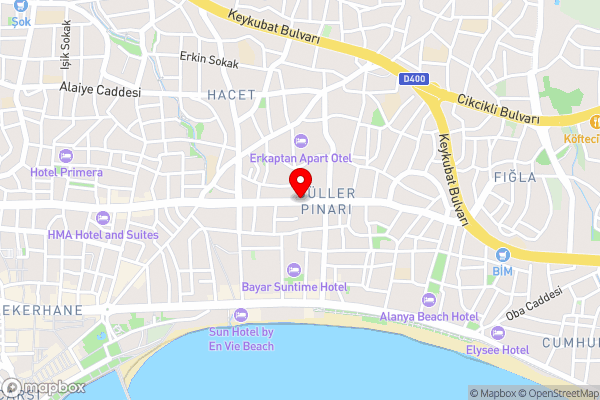 Alaya Apart Hotel - Hotel Location Map
