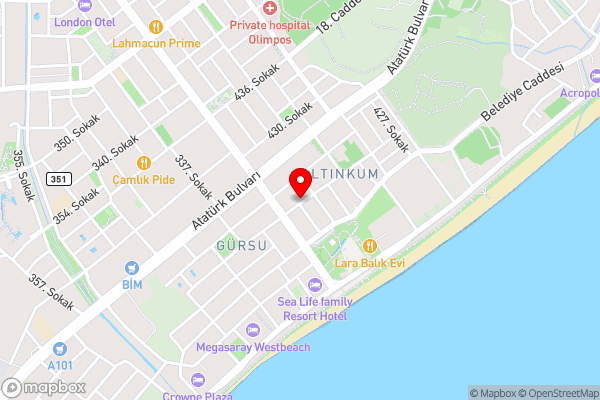 Ale Park Hotel Apartments - Hotel Location Map
