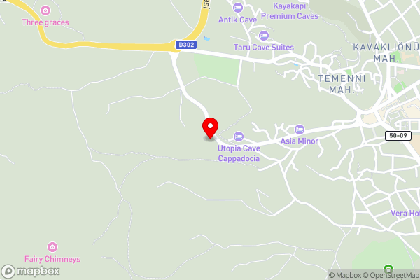 Alfina Cave Hotel-Special Category - Hotel Location Map