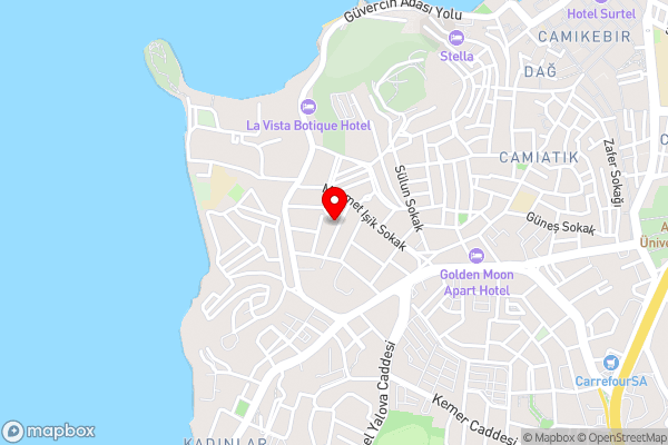 Ali Babam Apart Hotel - Hotel Location Map