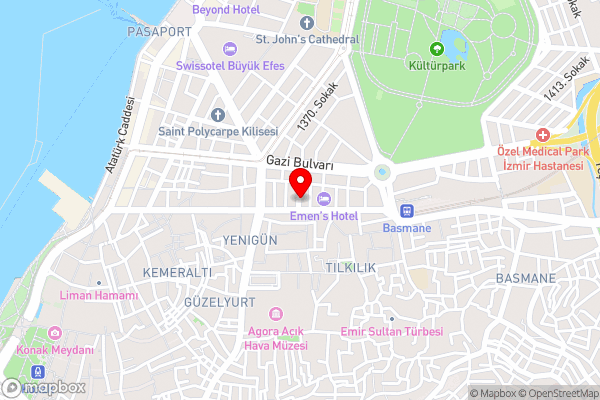 ALİ BEY OTEL - Hotel Location Map