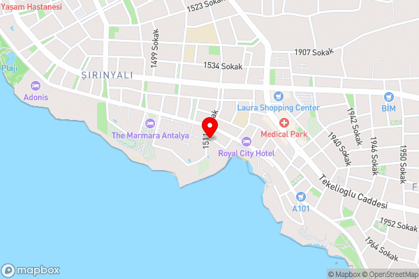 ali gürel - Hotel Location Map