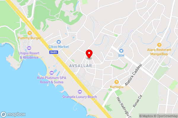 ALİ ÜNAL APART OTEL - Hotel Location Map