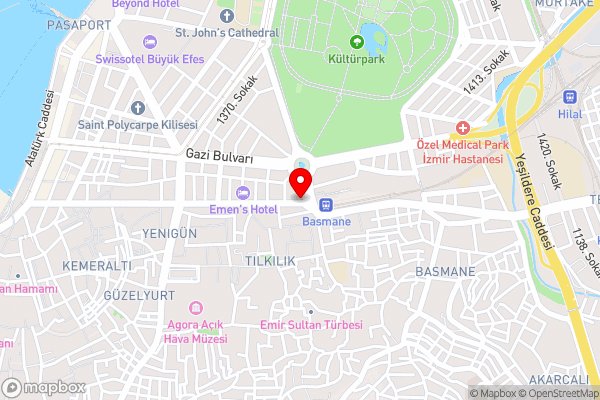 Alican 1 Hotel - Hotel Location Map