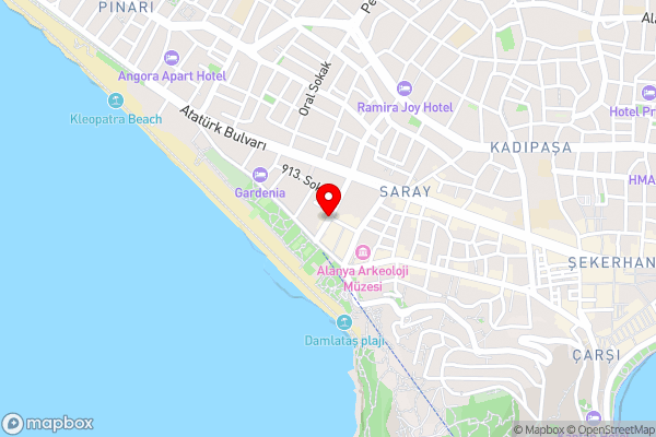 Alin Hotel - Hotel Location Map