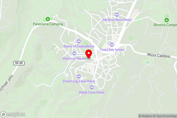 Ali's Guest House - Hotel Location Map