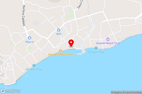 Ali's Hotel Beach - Hotel Location Map