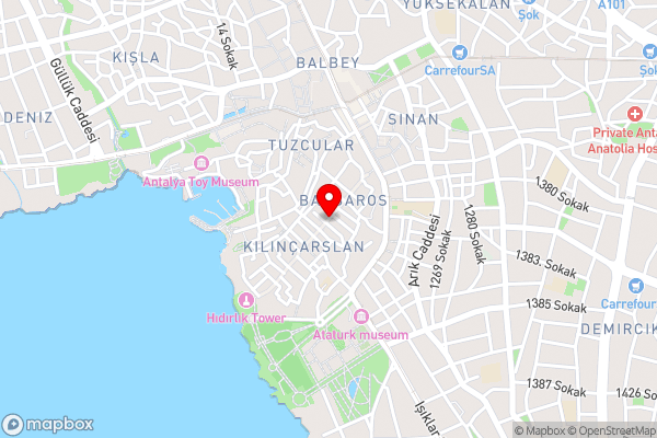 Alp Pasa Hotel - Special Class - Hotel Location Map