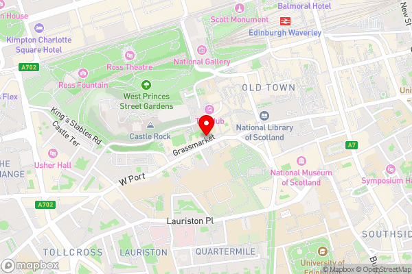 ALTIDO Unique & Stylish Grassmarket Apt - Close to Castle - Hotel Location Map