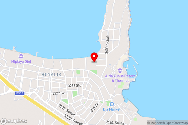 Altin Yunus Apart Beach Plus - Hotel Location Map