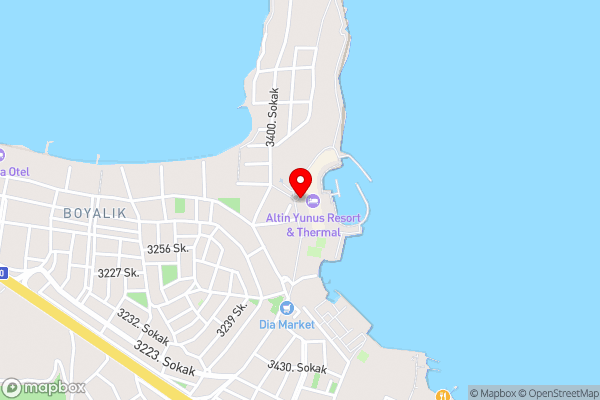 Altin Yunus Hotel & SPA - Çeşme - Hotel Location Map