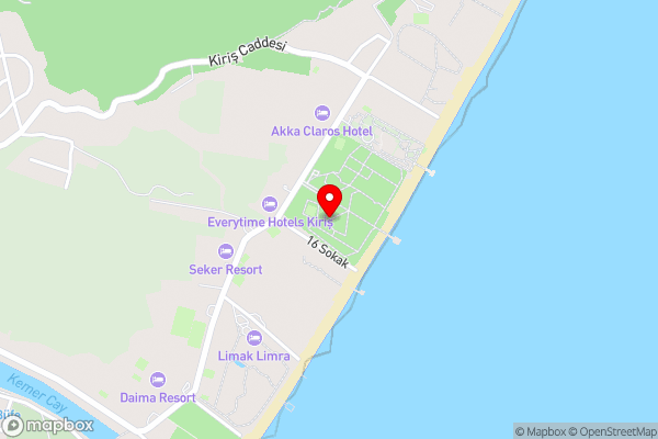 Alva Donna World Palace Hotel - Hotel Location Map