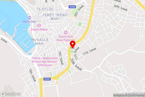 Amare Cesme - Hotel Location Map