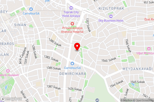 Amazing Flat in the Heart of Muratpasa - Hotel Location Map