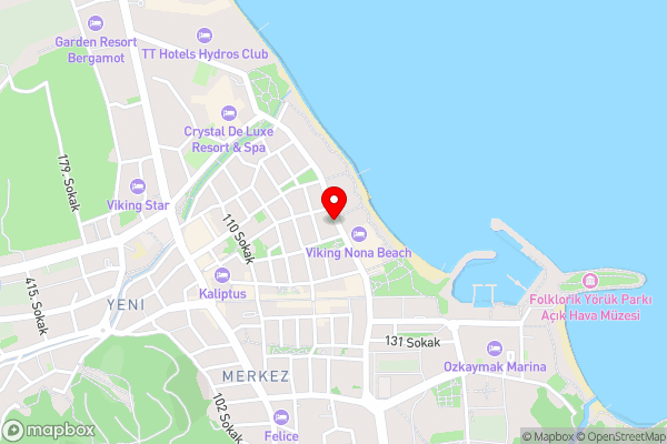 Ambassador Hotel & Spa- All Inclusive - Hotel Location Map