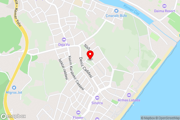 AMY VILLAS - Hotel Location Map