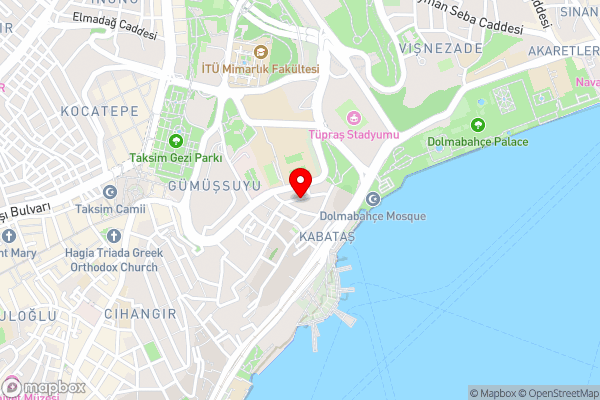 Ando Living - Taksim Gumussuyu Townhouse - Hotel Location Map