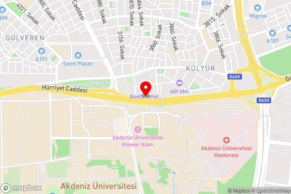 Anelli Hotel - Hotel Location Map