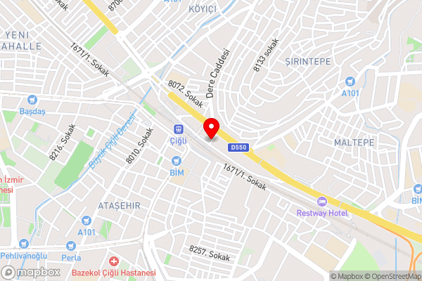 Anemon Cigli Hotel - Hotel Location Map