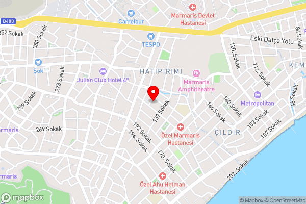 Angel's Suites Marmaris - Hotel Location Map