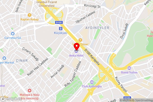 Anka Premium Hotel - Hotel Location Map