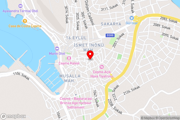 annemin harabesi otel - Hotel Location Map