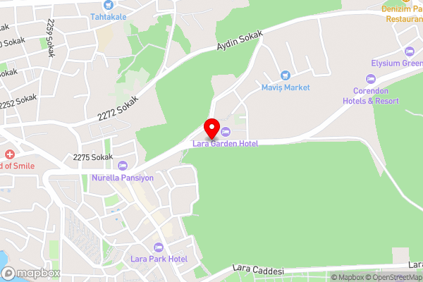 ANTALYA 242 GOLD TOWER - Hotel Location Map