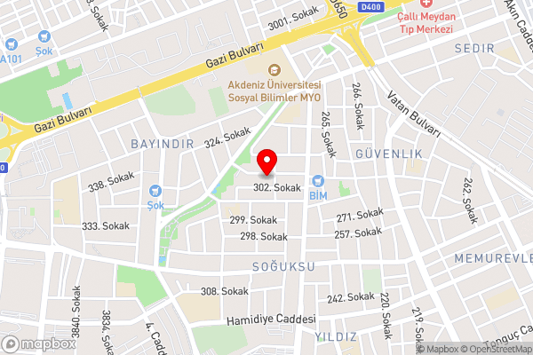 Antalya Apart - Hotel Location Map