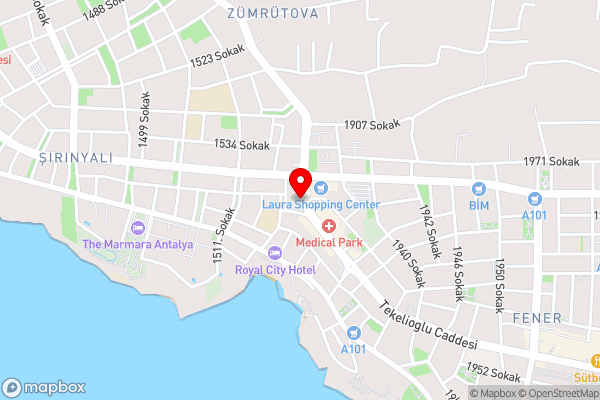 Antalya Lara Bölgesinde Lüks Evimiz - Hotel Location Map