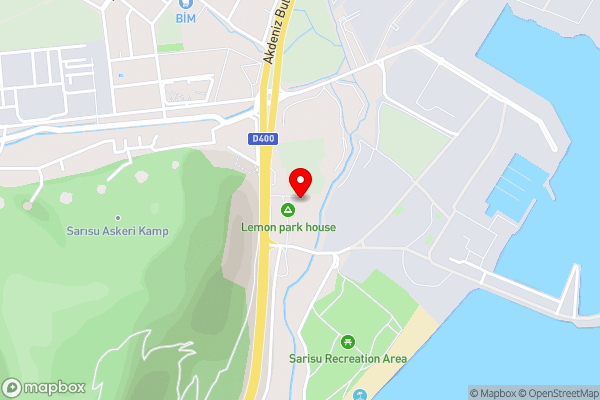 Antalya Lemon House - Hotel Location Map