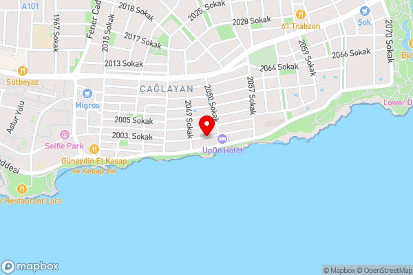 Antalya Nun Hotel - Hotel Location Map