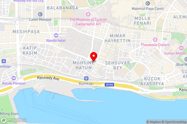Antik Ipek Hotel - Hotel Location Map