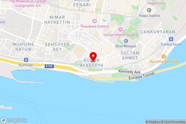 Antik Konak Sultanahmet Luxury Apart Hotel - Hotel Location Map