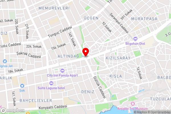 Antroyal Hotel - Hotel Location Map