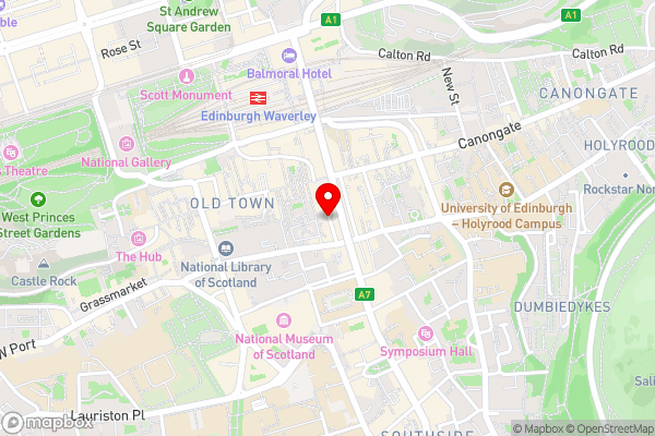 Apartament Edinburgh - Hotel Location Map