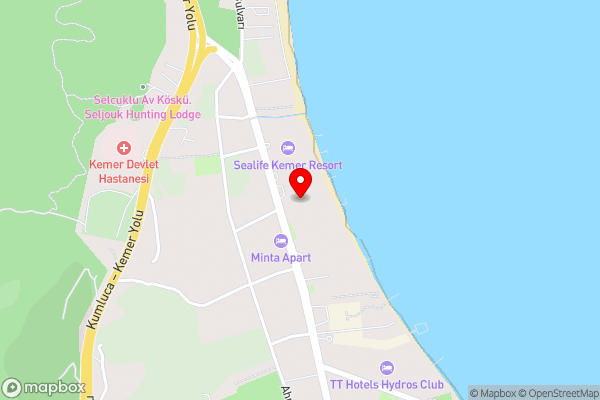 Апартаменты рядом с морем в Кемере - Hotel Location Map