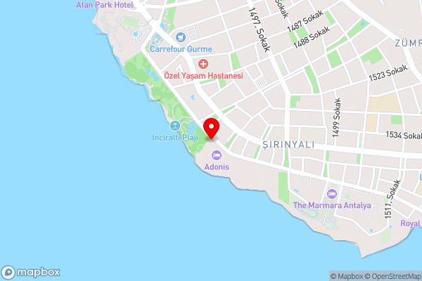Apartment close to the sea in the most central of city - Hotel Location Map