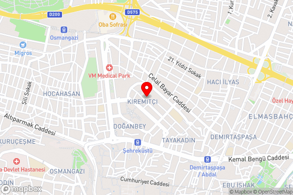 Apartment in Bursa - Hotel Location Map