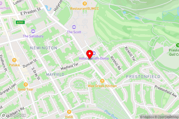 apartment in central edinburgh - Hotel Location Map