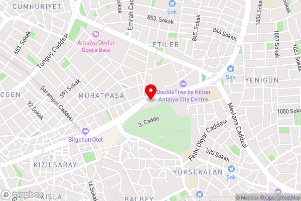 Apartment near Popular Attractions in Muratpasa, Antalya - Hotel Location Map