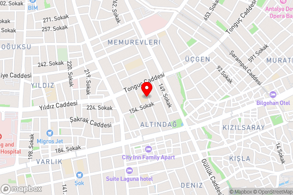 Apartment near Popular Attractions in Muratpasa, Antalya - Hotel Location Map