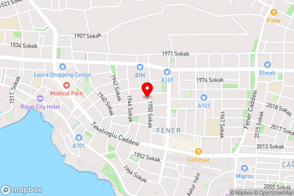 Apartment with Garden and Gazebo in the Heart of Muratpasa, Antalya - Hotel Location Map