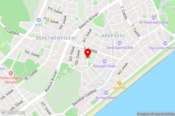 Apartments Anatolia - Hotel Location Map