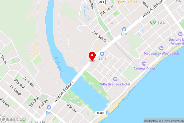 Appartement ANTALYA Konyaalti plage - Hotel Location Map