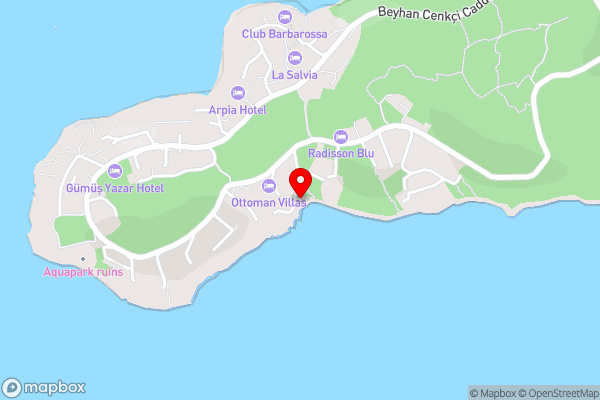 Aquarius Hotel - Hotel Location Map