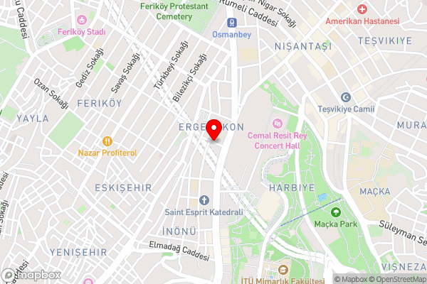 Arach Hotel Harbiye - Hotel Location Map