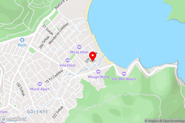 Arbatt Marmaris Hotel - Hotel Location Map