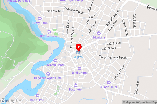 ARCADİA APART HOTEL - Hotel Location Map