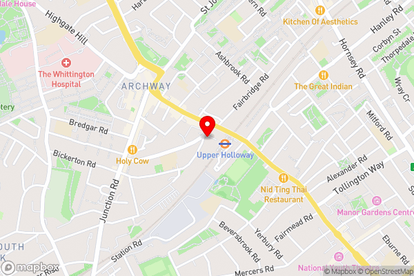 Arch Hotel - Hotel Location Map